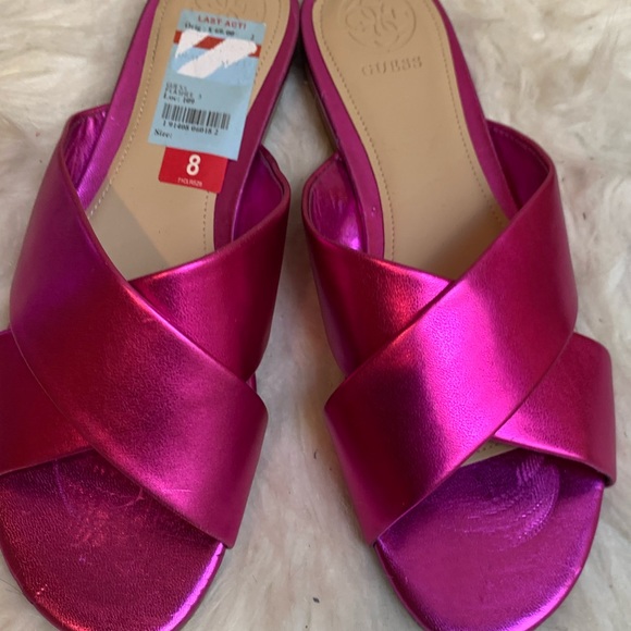 Guess Shoes - Metallic pink Guess sandals